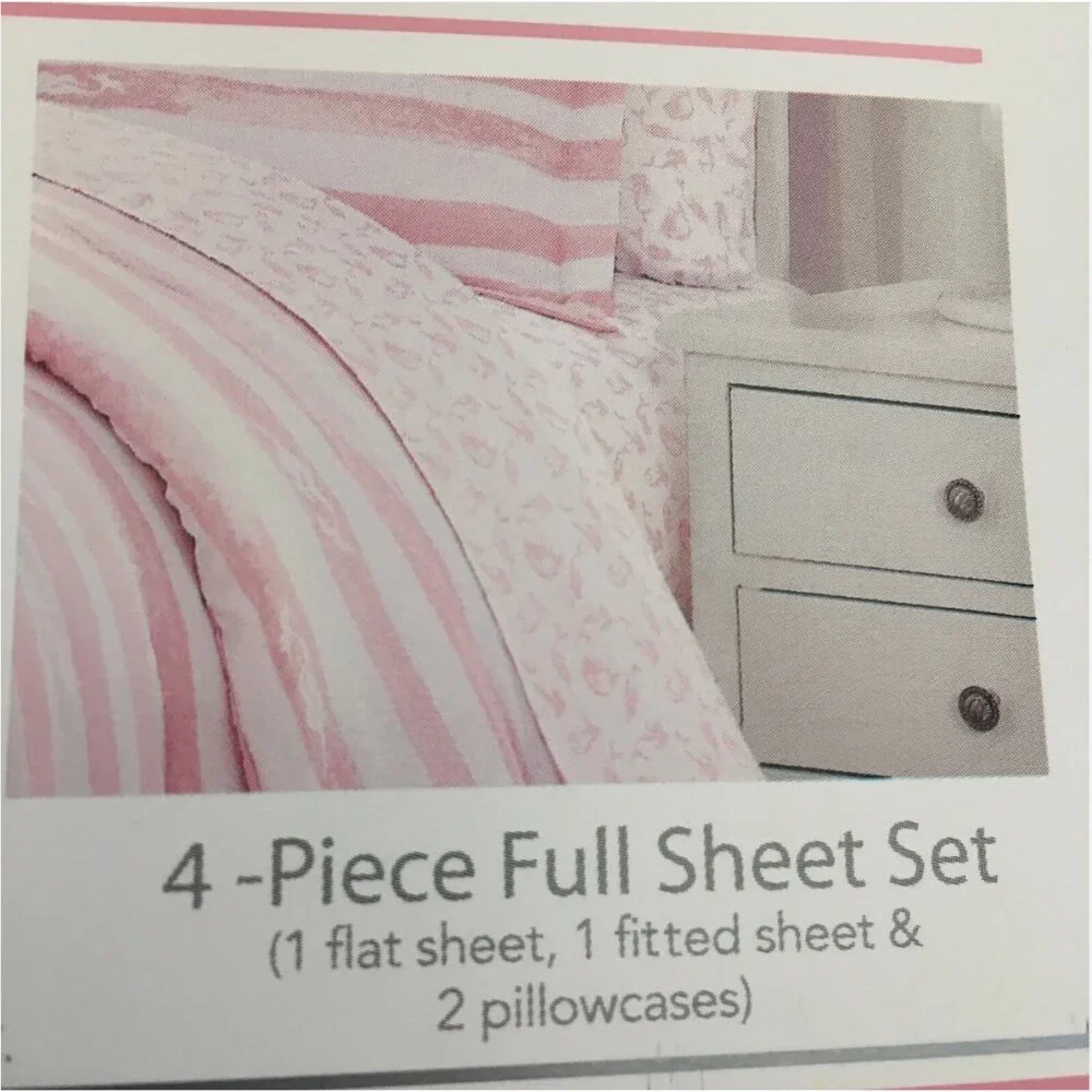8pc Pink Mermaid Beach Full Queen Comforter Sheet Pillow Bedding Set Envogue Kid